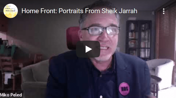 Q&A Discussion with Miko Peled on Home Front: Portraits From Sheik&nbsp;Jarrah