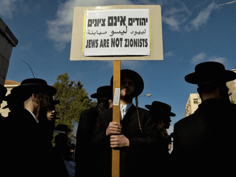 To Haredi Jews, Zionists Have Made a Land Where Jews Live in Constant&nbsp;Fear